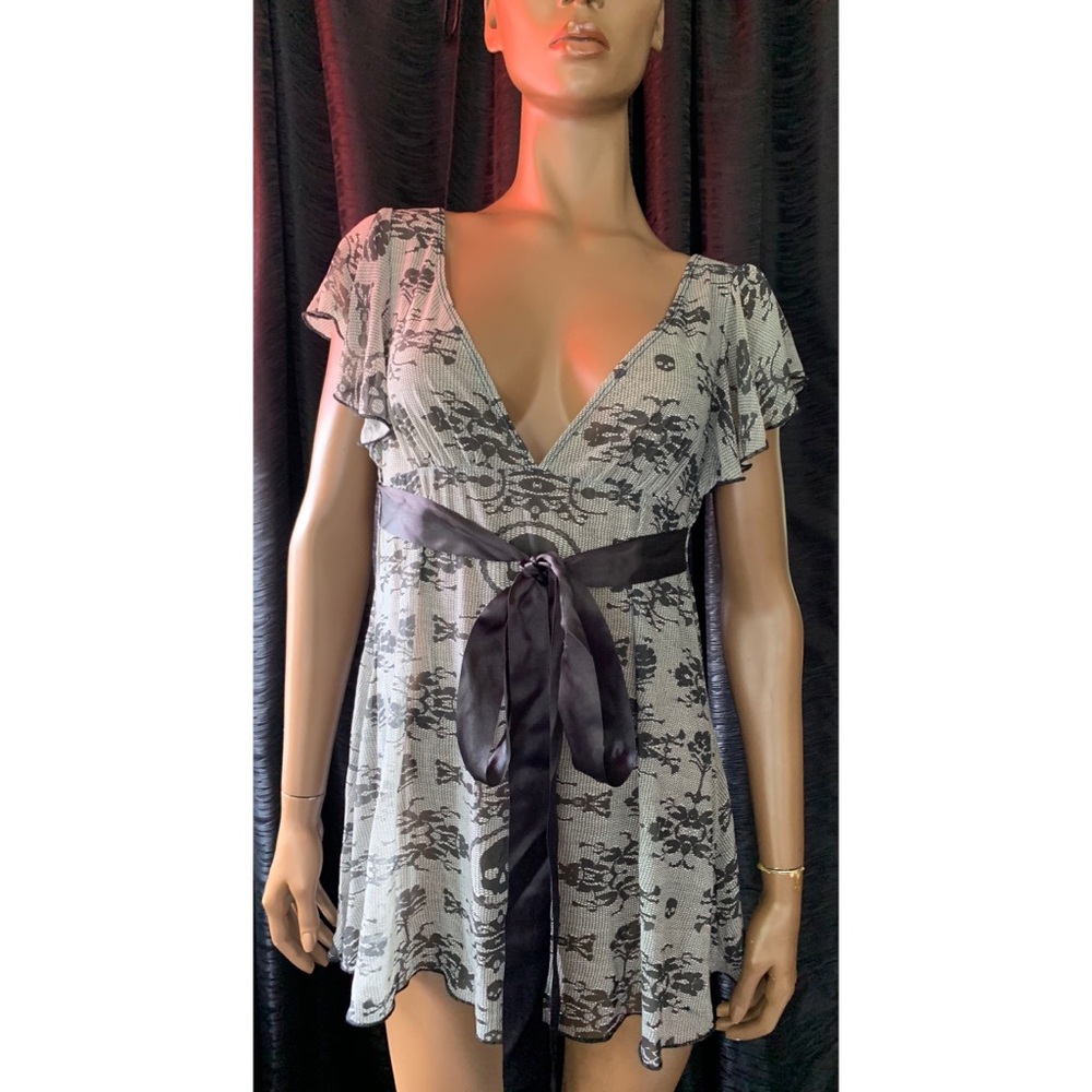 Like New Skull Babydoll Camisole Night Dress